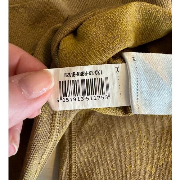 Gymshark X-Small Adapt Fleck Seamless Leggings in Light Brown B2A1B-NBBH - Picture 7 of 7